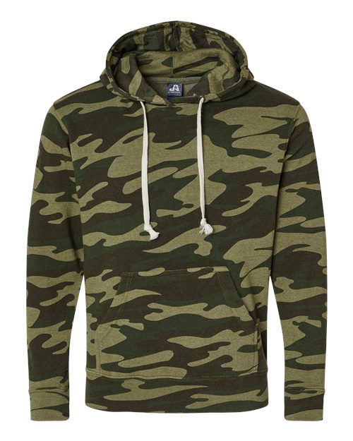 Men's Triblend Fleece Hooded Sweatshirt - Camo Triblend
