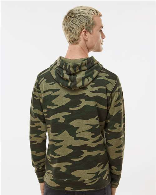 Men's Triblend Fleece Hooded Sweatshirt - Camo Triblend