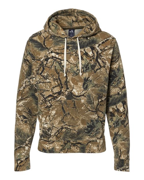 Men's Triblend Fleece Hooded Sweatshirt - Outdoor Camo Triblend