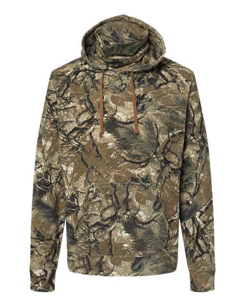 Men's Gaiter Fleece Hooded Sweatshirt - Outdoor Camo