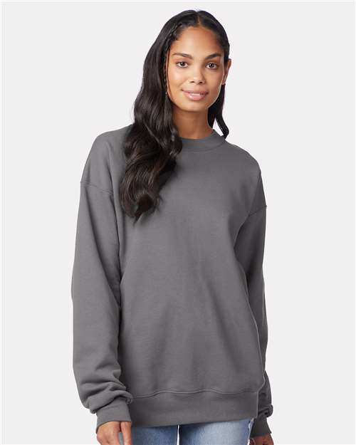 Unisex Ultimate Cotton® Crewneck Sweatshirt - Smoke Grey