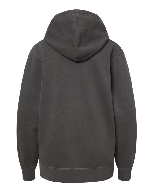 Youth Midweight Pigment-Dyed Hooded Sweatshirt - Pigment Black