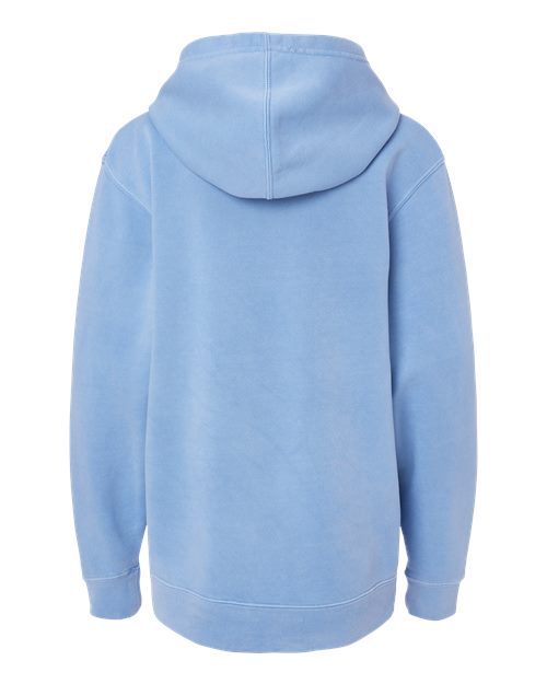 Youth Midweight Pigment-Dyed Hooded Sweatshirt - Pigment Light Blue