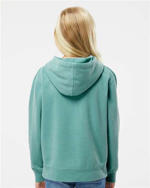 Youth Midweight Pigment-Dyed Hooded Sweatshirt - Pigment Mint