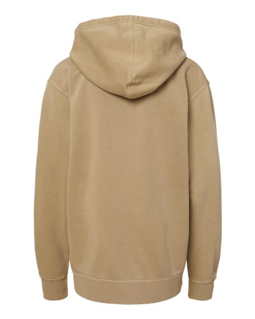 Youth Midweight Pigment-Dyed Hooded Sweatshirt - Pigment Sandstone