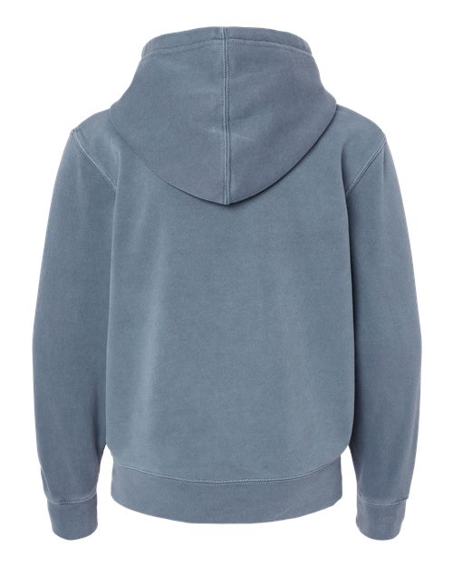 Youth Midweight Pigment-Dyed Hooded Sweatshirt - Pigment Slate Blue