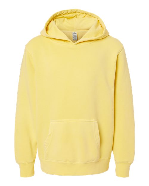 Youth Midweight Pigment-Dyed Hooded Sweatshirt - Pigment Yellow