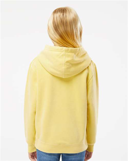 Youth Midweight Pigment-Dyed Hooded Sweatshirt - Pigment Yellow
