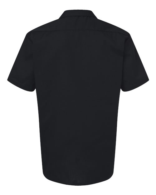 Men's Industrial Short Sleeve Work Shirt - Black