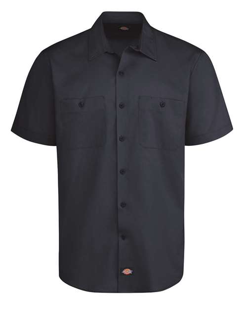 Men's Industrial Worktech Ventilated Short Sleeve Work Shirt - Dark Navy