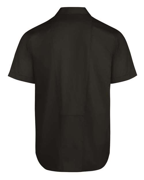 Men's Tall Industrial Worktech Ventilated Short Sleeve Work Shirt - Black
