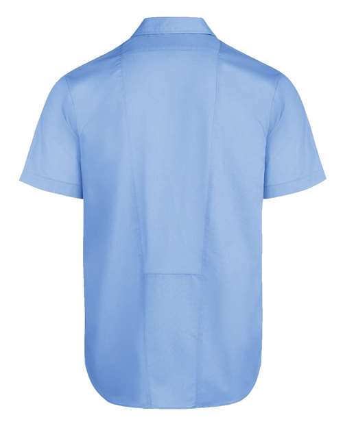 Men's Tall Industrial Worktech Ventilated Short Sleeve Work Shirt - Light Blue
