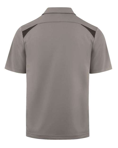 Unisex Team Performance Short Sleeve Work Shirt - Smoke/ Black