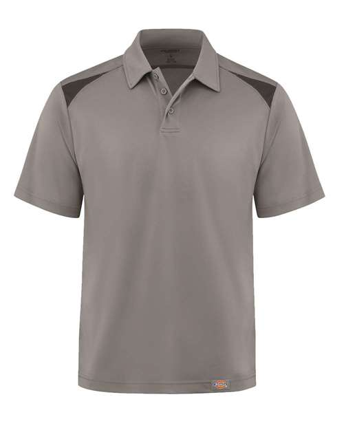 Unisex Team Performance Short Sleeve Work Shirt - Smoke/ Black