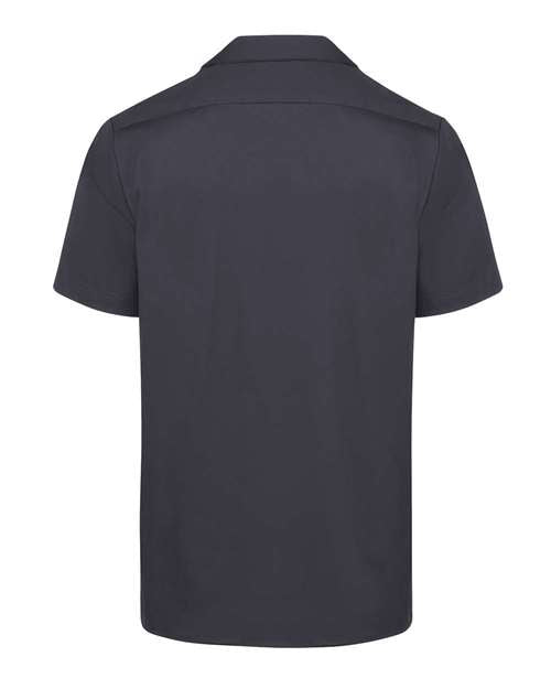 Men's Industrial Short Sleeve Cotton Work Shirt - Dark Navy