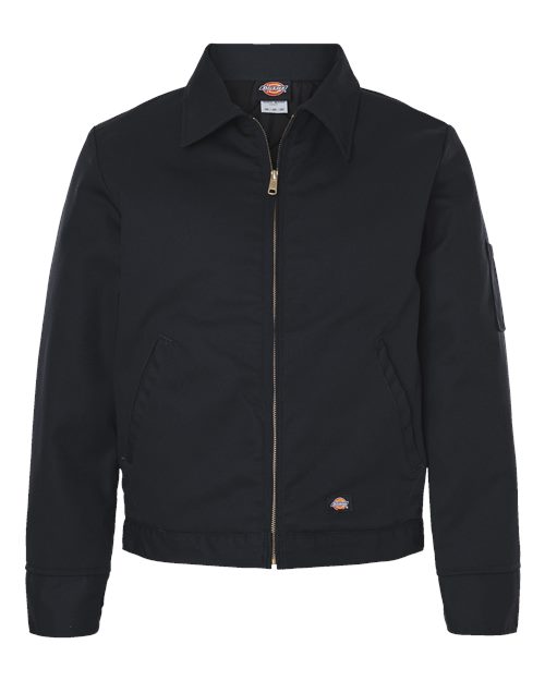 Unisex Insulated Industrial Eisenhower Jacket - Black