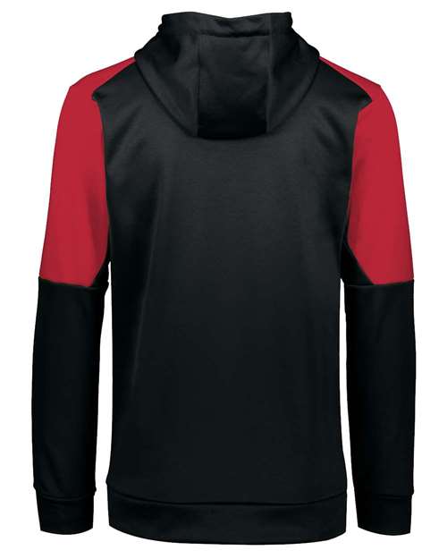 Unisex Blue Chip Hooded Sweatshirt - Black/ Scarlet