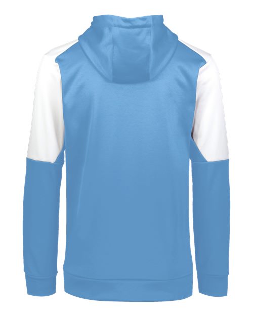 Unisex Blue Chip Hooded Sweatshirt - Columbia Blue/ White