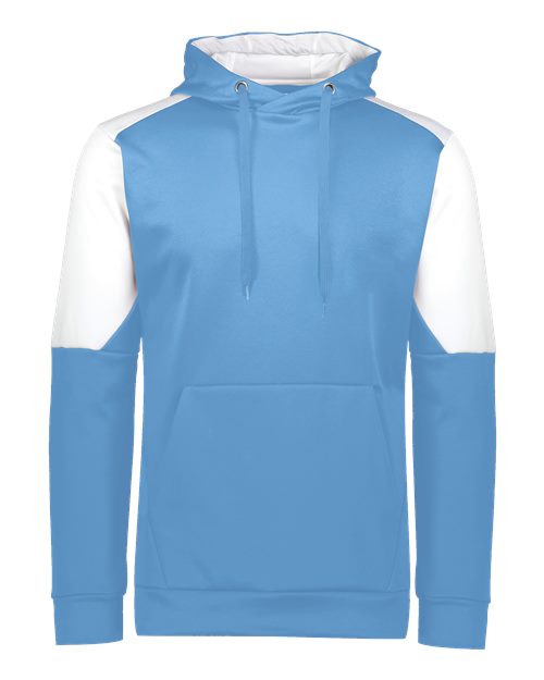 Unisex Blue Chip Hooded Sweatshirt - Columbia Blue/ White