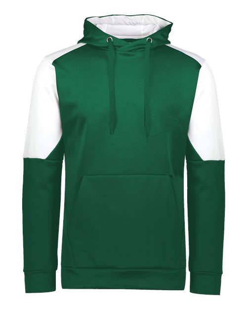 Unisex Blue Chip Hooded Sweatshirt - Dark Green/ White