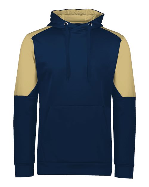 Unisex Blue Chip Hooded Sweatshirt - Navy/ Vegas Gold