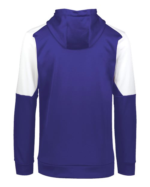 Unisex Blue Chip Hooded Sweatshirt - Purple/ White