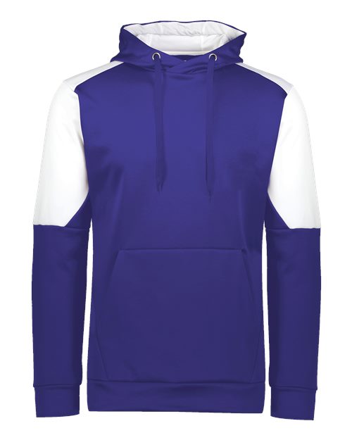 Unisex Blue Chip Hooded Sweatshirt - Purple/ White