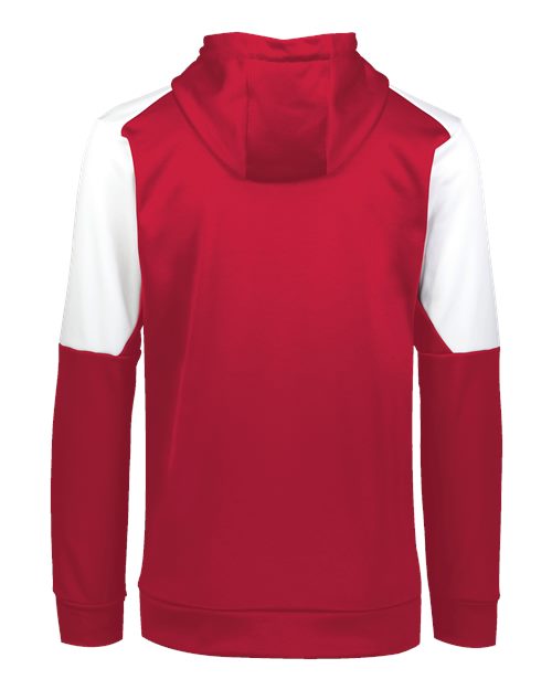 Unisex Blue Chip Hooded Sweatshirt - Scarlet/ White