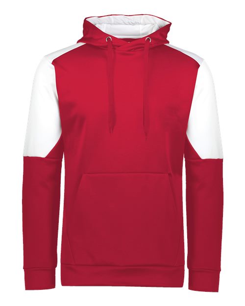 Unisex Blue Chip Hooded Sweatshirt - Scarlet/ White