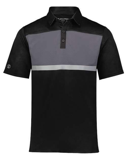 Men's Dry-Excel™ Prism Bold Polo - Black/ Carbon