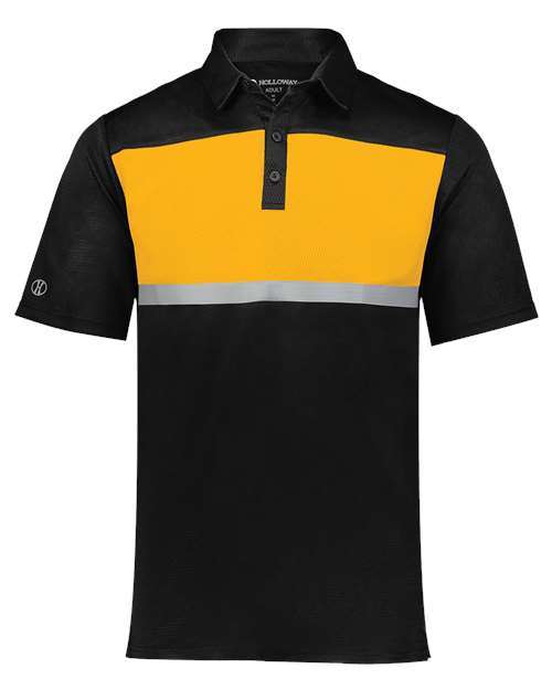 Men's Dry-Excel™ Prism Bold Polo - Black/ Gold