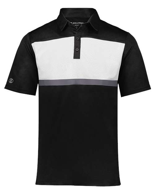 Men's Dry-Excel™ Prism Bold Polo - Black/ White