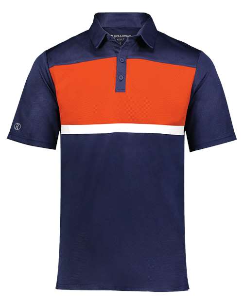 Men's Dry-Excel™ Prism Bold Polo - Navy/ Orange