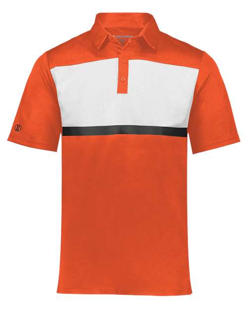 Men's Dry-Excel™ Prism Bold Polo - Orange/ White