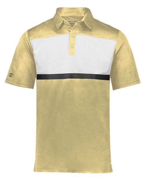 Men's Dry-Excel™ Prism Bold Polo - Vegas Gold/ White