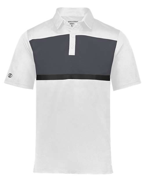 Men's Dry-Excel™ Prism Bold Polo - White/ Carbon