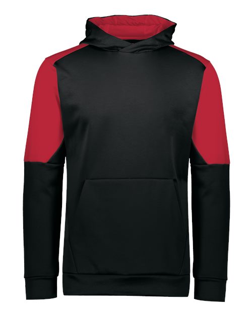 Youth Blue Chip Hooded Sweatshirt - Black/ Scarlet