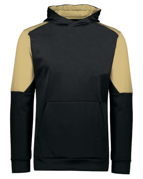 Youth Blue Chip Hooded Sweatshirt - Black/ Vegas Gold
