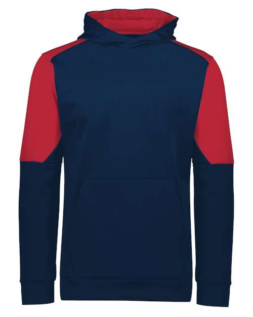 Youth Blue Chip Hooded Sweatshirt - Navy/ Scarlet