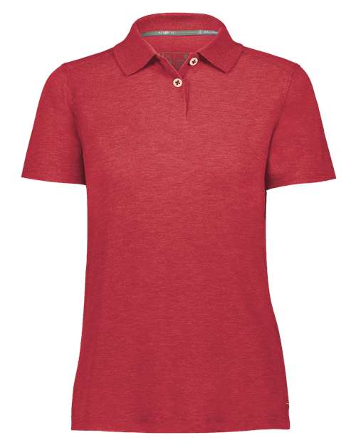 Women's Repreve® Eco Polo - Scarlet Heather