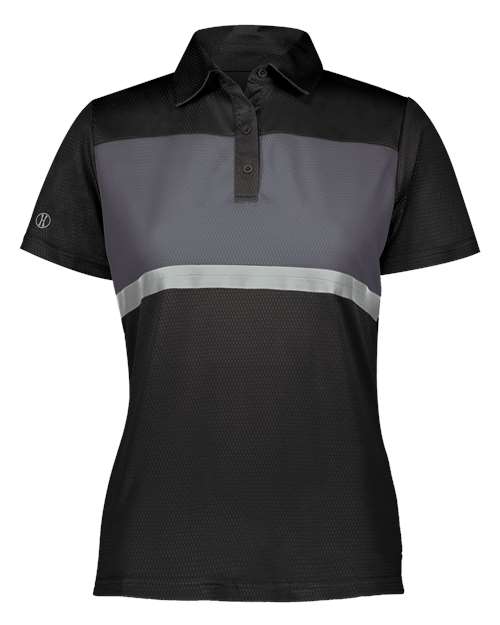 Women's Prism Bold Polo - Black/ Carbon