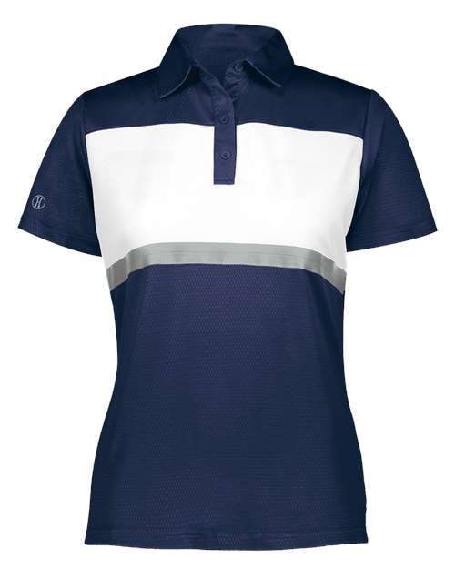 Women's Prism Bold Polo - Navy/ White
