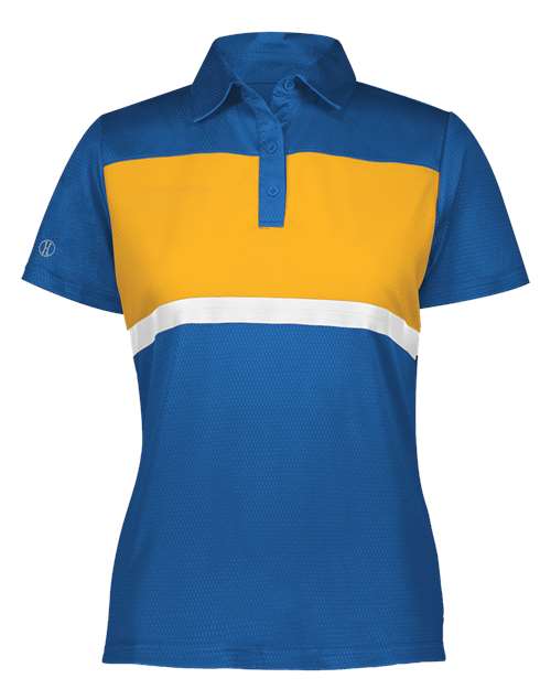 Women's Prism Bold Polo - Royal/ Gold