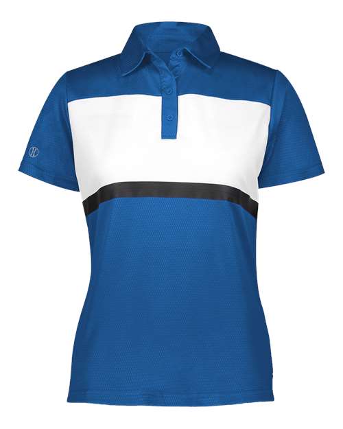 Women's Prism Bold Polo - Royal/ White