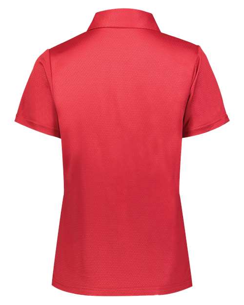 Women's Prism Bold Polo - Scarlet/ White