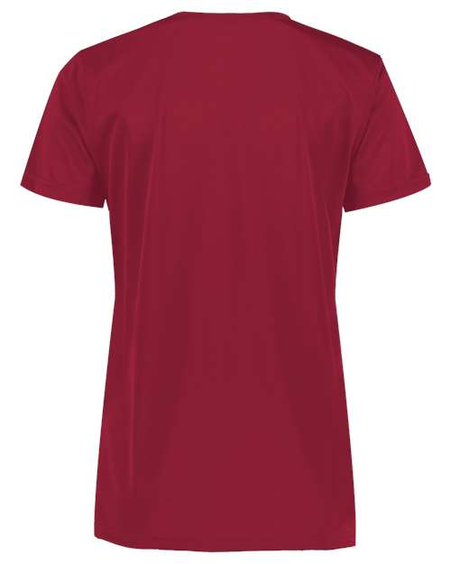 Women's Momentum V-Neck T-Shirt - Cardinal