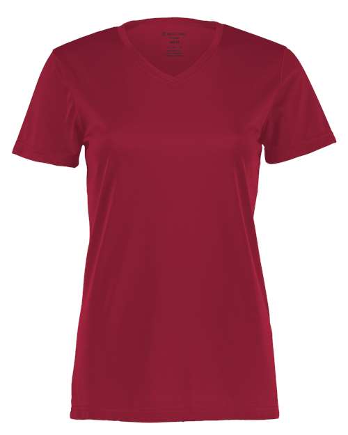 Women's Momentum V-Neck T-Shirt - Cardinal