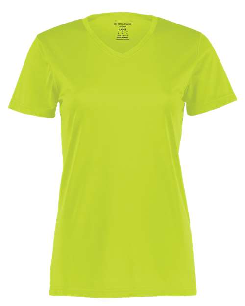 Women's Momentum V-Neck T-Shirt - Lime