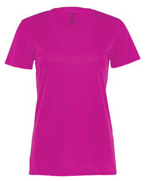 Women's Momentum V-Neck T-Shirt - Power Pink