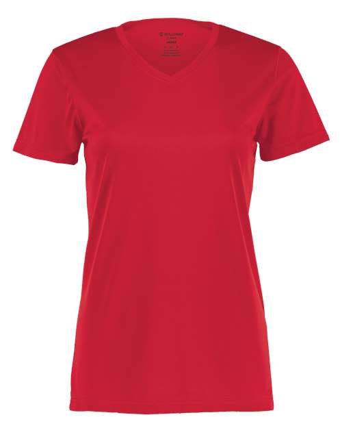 Women's Momentum V-Neck T-Shirt - Scarlet